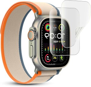 2�� �A���`�O���A�Ή� Apple Watch Ultra / 49mm �t�B���� �A�b�v���E�H�b�` Ultra2 �ی�t�B���� TPU�f�� �T���T�� �^�b�`�� ���˖h�~ �����h�~ �C�A���X ����S�n �L�Y�C�� �w��h�~ �S�ʕی�