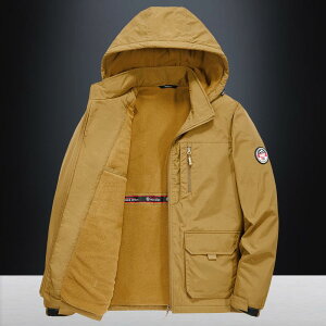 ジャケット メンズ 男性用 ブルゾン ジャンパー ミドル丈 スタンドカラー 多ポケット 無地 普段使い アウトドアウェア カーキ ブラック ネイビー グレー 春秋