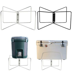 クーラースタンド 折りたたみ キャンプ クーラーボックス スタンド キャンプボックス ウォータータンクスタンド ツールボックススタンド 荷物置き ユニバーサル アイスボックス 簡単設置