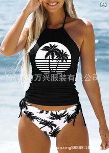 水着 レディース セパレート ビーチウェア ビキニ 体型カバー 体系カバー S M L XL 2XL 3XL ブラック ブルー ピンク系