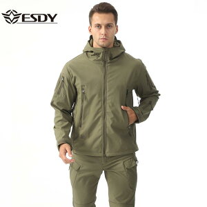 マウンテンパーカー メンズ 防水防風ジャケット 上下セット 男性用 アウトドア 登山ウェア 戦術ジャケット 秋冬用 釣り サイクルウェア 作業着