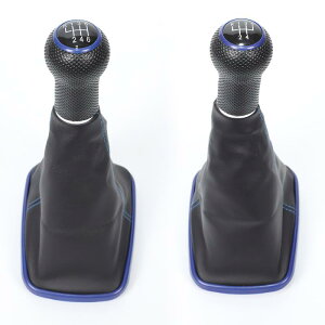 シフトノブ 大衆ゴルフ 自動車 マニュアル トランスミッション ギアレバー 防塵 カバー 交換 部品 ブルー 12mm口径 5速 6速 23mm口径