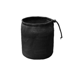 アウトドア 食器 収納バッグ 巾着袋 キャンプ用品 整理袋 調理器具 水切り袋 ブラック(x2)