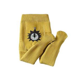 子供用タイツ 女児 ベビー あったか 裏起毛 厚手 レギンス スパッツ パンツ カートゥーン柄 かわいい 綿 秋冬 S M L