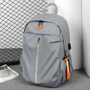 リュック メンズ 男性用 大容量 防水 撥水 12インチ PC収納可能 カジュアル 学生 通学 通勤 旅行 鞄 カバン シンプル 無地 オックスフォード布 ブラック グレー