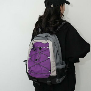 リュック レディース メンズ 兼用 20L以下 ナイロン オックスフォード 無地 ブラック パープル ブルー カジュアル 旅行用 鞄 カバン(x3)