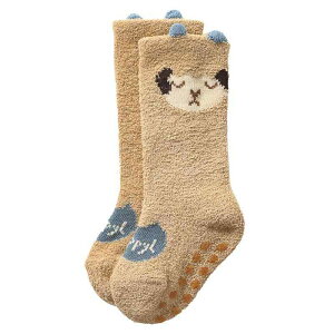 靴下 ベビー 秋冬 赤ちゃん ハイソックス 珊瑚フリース 保温 滑り止め付き 厚手 フロアソックス 男の子 女の子 0歳 1歳 2歳 3歳 かわいい(x3)