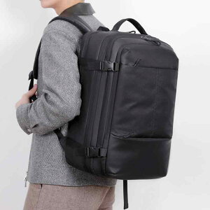 リュック メンズ 男性用 ビジネス 通勤 PCバッグ 鞄 旅行 大容量 多機能 防水 36L 55L ブラック