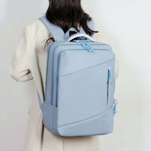 リュックサック レディース メンズ ビジネス 通勤 通学 大容量 軽量 撥水 USBポート付き 14インチ PC収納可能 出張 トラベル 旅行 カジュアル 無地 ピンク系 ブルー グレー ブラック(x2)