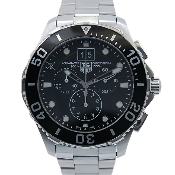 楽天市場 ポイント2倍 先着順 最大3万円offクーポン 3 1 3 2 9 59まで タグホイヤー Heuer アクアレーサー クロノグラフ ワンピース Can1012 Ba01 日本250本限定 クォーツ Used 中古 ブランドウォッチ専門店 Zetton