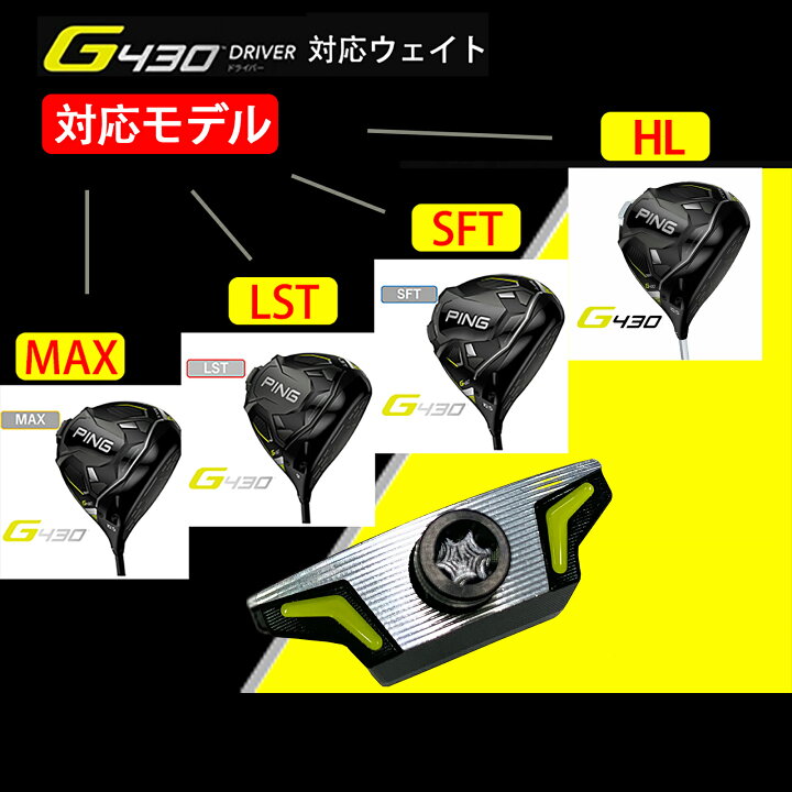 楽天市場】【楽天1位獲得！】PING ピン G430 ドライバー 対応 ウェイト 