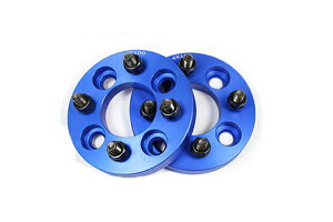 【沖縄・離島への配送不可】タント/カスタムL350S L360S LS75S L385S LA600S LA610S LA650S LA660Sワイトレ4H2枚組PCD100-1.5 20mm ワイドトレッドスペーサー(青)