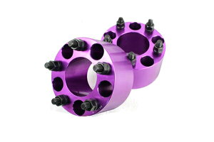 【沖縄・離島への配送不可】フーガ/HV Y50 Y51 ワイトレ 5H 2枚組 PCD114.3-1.25 76mm ワイドトレッドスペーサー (紫)