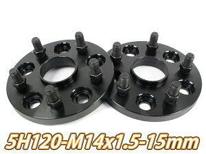 yEւ̔zszChgbhXy[T[ 5 2g PCD120 NTX LS460/LS600p 15mm ubN