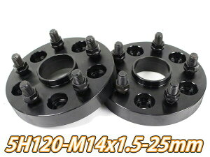 yEւ̔zszChgbhXy[T[ 5 2g PCD120 NTX LS460/LS600p 25mm ubN