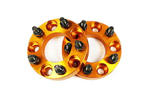 【沖縄・離島への配送不可】フーガ/HV Y50 Y51 ワイトレ 5H 2枚組 PCD114.3-1.25 20mm ワイドトレッドスペーサー (金)