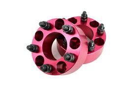 【沖縄・離島への配送不可】クラウンコンフォート TSS10 ワイトレ 5H 2枚組 PCD114.3-1.5 50mm ワイドトレッドスペーサー トヨタ (赤)