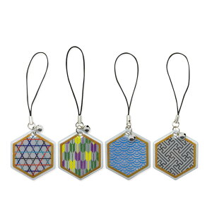 鈴付き 伝統和柄 リフレクター ストラップ 反射 反射 和柄 キーホルダー 選べる 3柄 1個 価格 メーカー直販価格 和装 反射板 使い方いろいろ 伝統和柄 かわいい おしゃれ 和装にも反射材