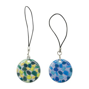 キラキラシーグラス リフレクター ストラップ 反射 2個セット メール便可