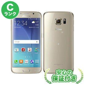 docomo Galaxy S6 SC-05G ゴールド 本体 [Cランク] スマホ 中古 送料無料 当社3ヶ月保証