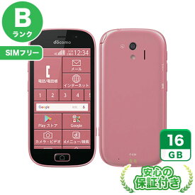 SIMフリー らくらくスマートフォン me F-03K ピンク16GB 本体[Bランク] Androidスマホ 中古 送料無料 当社3ヶ月保証