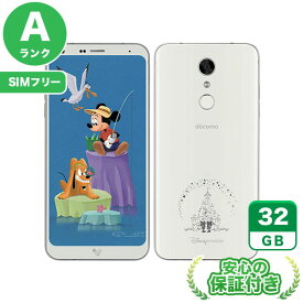 SIMフリー Disney Mobile DM-01K ホワイト32GB 本体[Aランク] Androidスマホ 中古 送料無料 当社3ヶ月保証