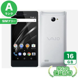 SIMフリー VAIO Phone A VPA0511S シルバー16GB 本体[Aランク] Androidスマホ 中古 送料無料 当社3ヶ月保証