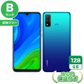 SIMフリー HUAWEI nova lite 3+ オーロラブルー128GB 本体[Bランク] Androidスマホ 中古 送料無料 当社3ヶ月保証