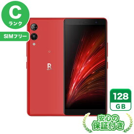 SIMフリー Rakuten Hand 5G P780 クリムゾンレッド128GB 本体[Cランク] Androidスマホ 中古 送料無料 当社3ヶ月保証
