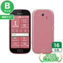 SIMフリー らくらくスマートフォン me F-03K ピンク16GB 本体[Bランク] Androidスマホ 中古 送料無料 当社3ヶ月保証
