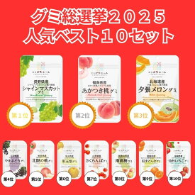 ニッポンエール グミ 【グミ総選挙2025】人気ベスト10セット