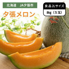 北海道 JA夕張市 夕張メロン 良品 2Lサイズ 5玉　6月下旬発送開始