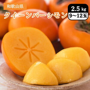 和歌山県 クイーンパーシモン 2.5kg(9〜12玉)11月上旬発送開始
