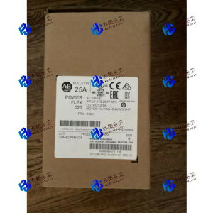 �y�V�i�����������zAllen-Bradley 25A-B2P5N104 PowerFlex 523 AC�h���C�u0.5 hp / 0.4 kW �y6�����ۏ؁z