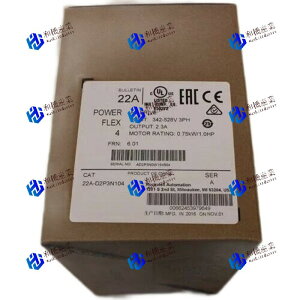 �y�V�i�����������zAllen-Bradley 22A-D2P3N104 PowerFlex 4 AC�h���C�u1HP�]�薧�� �y6�����ۏ؁z