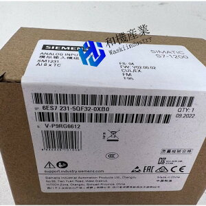 �y�V�i�����������zNew 6ES7231-5QF32-0XB0 S7-1200 Analog input SM 1231 6ES7 231-5QF32-0XB0 �y6�����ۏ؁z