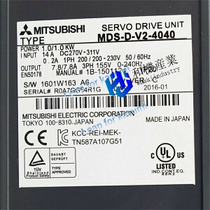 �y�V�i�����������z MITSUBISHI �O�H�d�@ �T�[�{�h���C�o MDS-D-V2-4040 �y6�����ۏ؁z