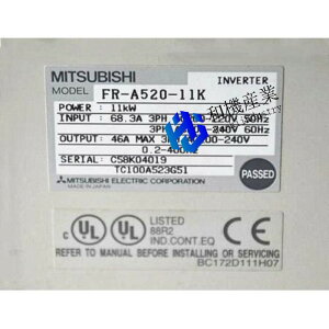 �y�V�i�����������zMITSUBISHI �O�H�d�@ FR-A520-11K�� 6�����ۏ�