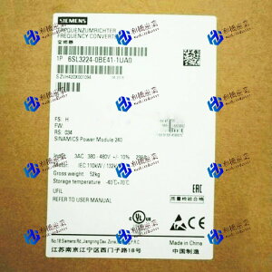 yVizSIEMENS V[X Co[^ 6SL3224-0BE41-1UA0 PM240 480V 110kW/132kW y6ۏ؁z