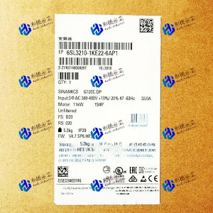 yVizSIEMENS V[X Co[^ 6SL3210-1KE22-6AP1 G120C 480V 11kW y6ۏ؁z