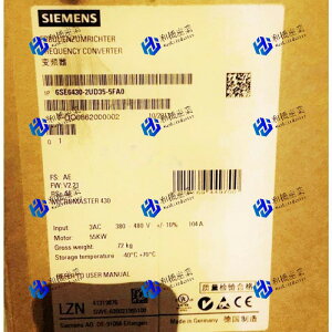 �y�V�i�����������zSIEMENS �V�[�����X �C���o�[�^ 6SE6430-2UD35-5FA0 MM430 480V 55KW ���y6�����ۏ؁z