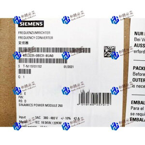 yVizSIEMENS V[X Co[^ 6SL3225-0BE31-8UA0 PM250 480V 18.5kW/22kW y6ۏ؁z