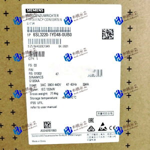 yVizSIEMENS V[X Co[^ 6SL3220-2YD48-0UB0 G120XA 440V 132kW y6ۏ؁z