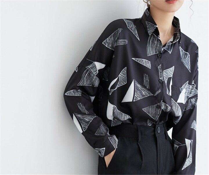 楽天市場 クーポンで50 Off 即日発送 Chuten シフォンシャツ ブラウス 長袖シャツ レディース 無地 幾何柄シャツ 総柄 お洒落 シフォンブラウス 上着 トップス 通勤 Ol オフィス キレイめ 着痩せ シンプル フェミニン おしゃれ カジュアル フォーマル S M L Xl 中天商事