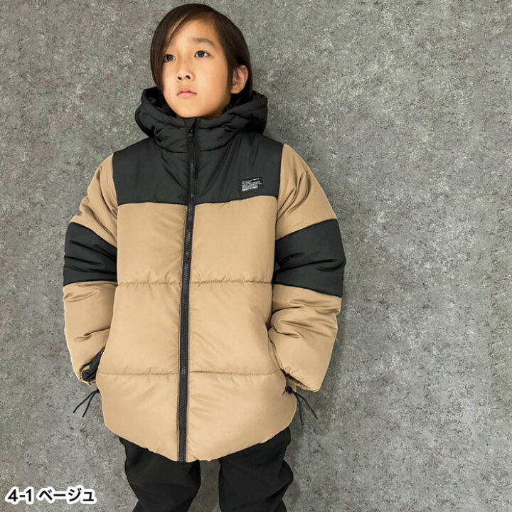 楽天市場】バイカラーフェイクダウンジャケット キッズ 子供服 男の子 