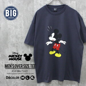 �y���������zMICKEYMOUSE �I�[�o�[T�V���c �����Y ����T�V���c �v�����gT�V���c �~�b�L�[�}�E�X Disney �f�B�Y�j�[ �O�b�Y �r�b�O�V���G�b�g �r�b�N BIG �傫�� ������� �ĕ� �ĕ� MENS M L XL�uM25-100