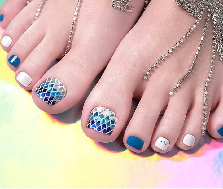 楽天市場 貼るだけ 簡単 ネイルシール フット用 幾何学模様ブルーホワイト 夏 ジェルネイルシール ブルー ホワイト 柄 ラメ マリン ペディキュア ネイルステッカー ネイルシート 足用 フットネイル ジニピンzinipin 韓国コスメ 送料無料 Fa Zinipin Japan 楽天 楽天市場 貼るだけ 簡単 ネイルシール フット用 幾何学模様ブルーホワイト 夏 ジェルネイルシール ブルー ホワイト 柄 ラメ マリン ペディキュア ネイルステッカー ネイルシート 足用 フットネイル ジニピンzinipin 韓国コスメ 送料無料 Fa Zinipin Japan 楽天