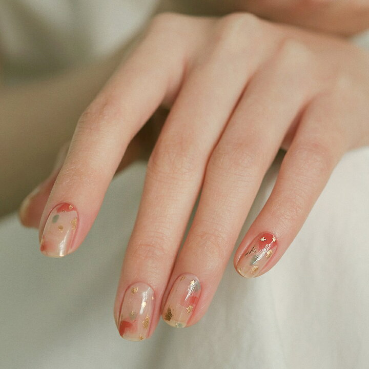 楽天市場 公式 ジェルネイルシール 貼る ネイルシール ジェルネイル 硬化 カンタービレ まだら セット たらしこみ パール フルカバー デザイン ピンク ネイルシート ジェル ジニピン Zinipin 韓国コスメ ネイルチップ Cb Zinipin Japan 楽天市場店