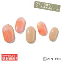 ジェルネイルシール 貼る ネイルシール 生ジェルネイル 硬化 ぷっくり ピンク パール グラデーション シンプル 半透明 セット フルカバー ネイルシート ジェル ジニピン ZINIPIN 韓国コスメ CF00026 セルフネイル トレンドネイル 母の日 敬老の日