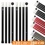 Soomloom 正規品 テントポール タープポール アルミ製テントポール 2本セット 直径33mm 高さ120 - 280cm …